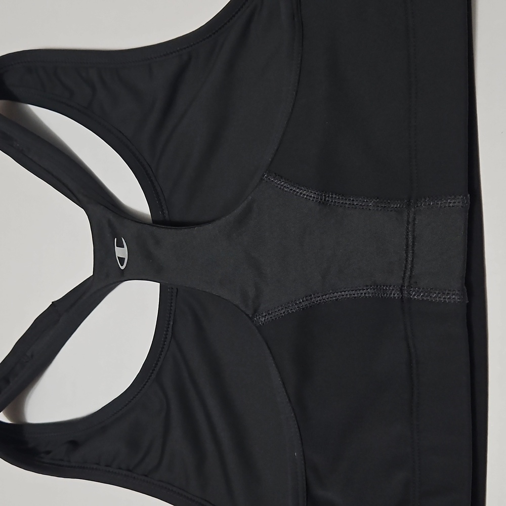 Champion Women's Black Padless Support Sports Bra Size L - Picture 4 of 9